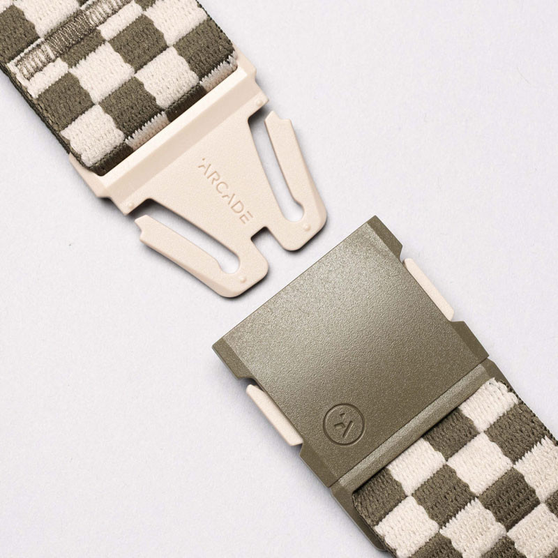Cinturón Arcade: Check (Crocodile Khaki)
