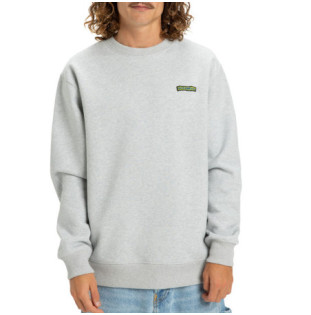 Sudadera DC Shoes: Patch It Crew (Light Heather Grey)