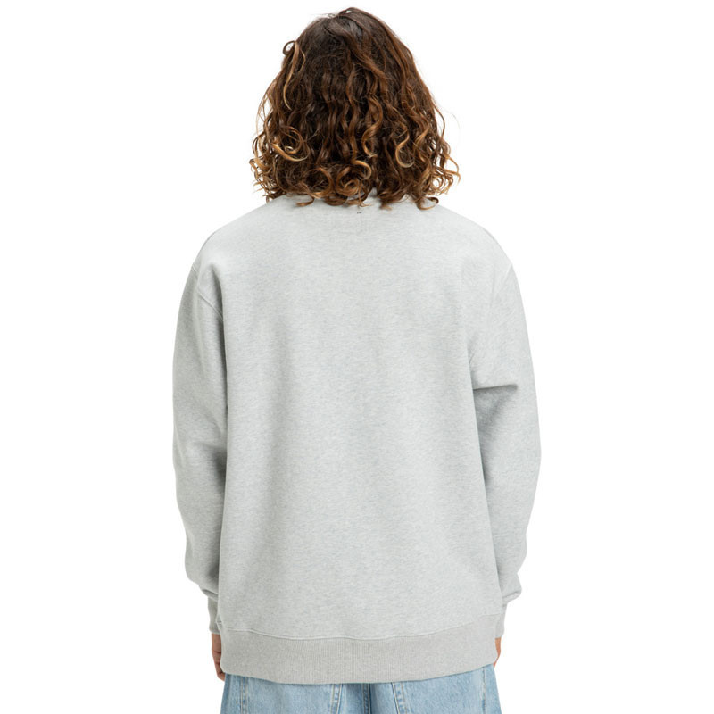 Sudadera DC Shoes: Patch It Crew (Light Heather Grey)