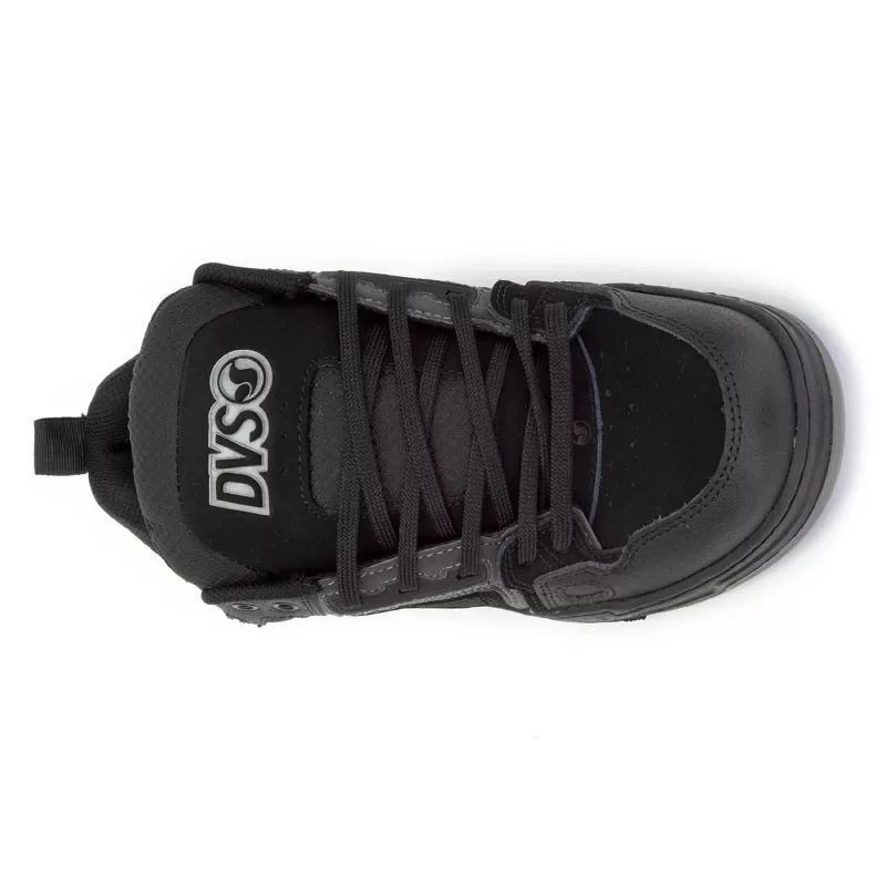 Zapatillas DVS: Comanche (Black Reflectv Charcoal Leather)
