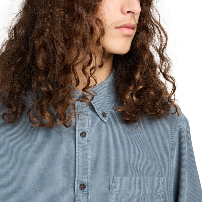 Camisa Element: Button Down Reg Cord (Blue Mirage)