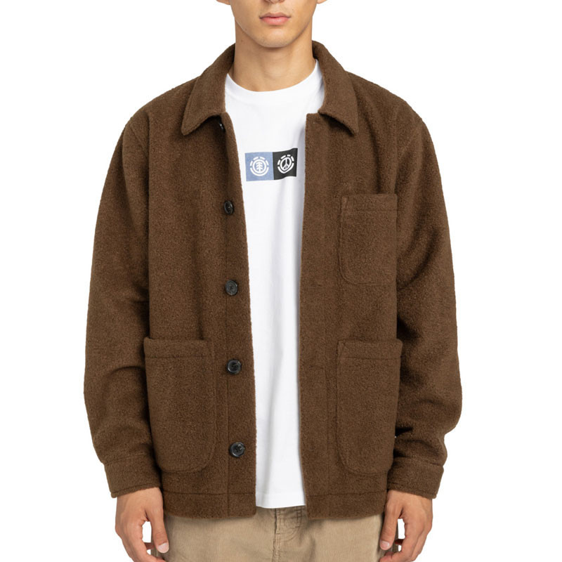 Chaqueta Element: Shepherd Overshirt (Java Heather)