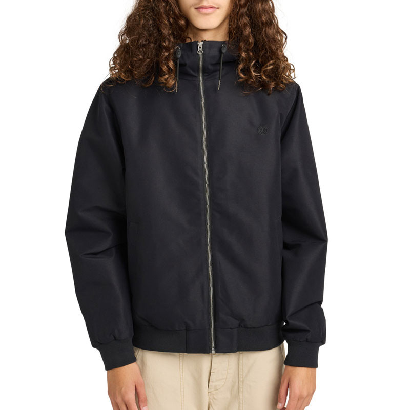 Chaqueta Element: Hooded Puffer (Flint Black)