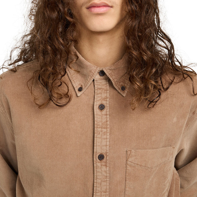 Camisa Element: Button Down Reg Cord (Caribou)