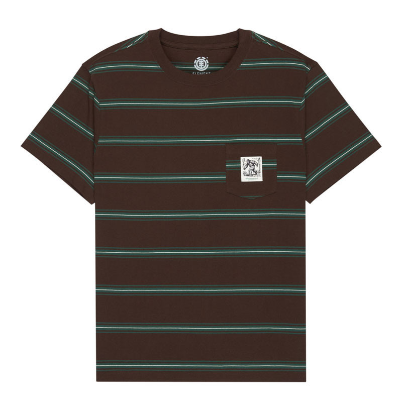 Camiseta Element: Bigfoot Pkt Lbl (Java Stripe)