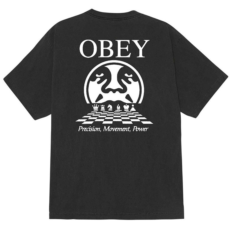 Camiseta Obey: Obey Precision (Pigment Dusty Black)