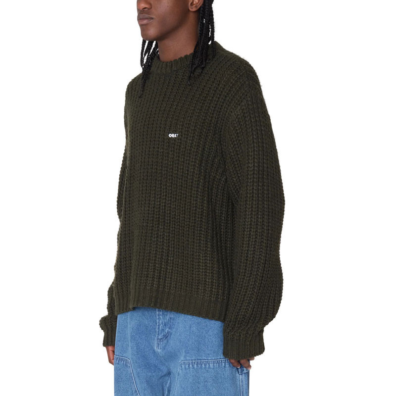 Jersey Obey: Obey Bold Chunky Sweater (Rosin)