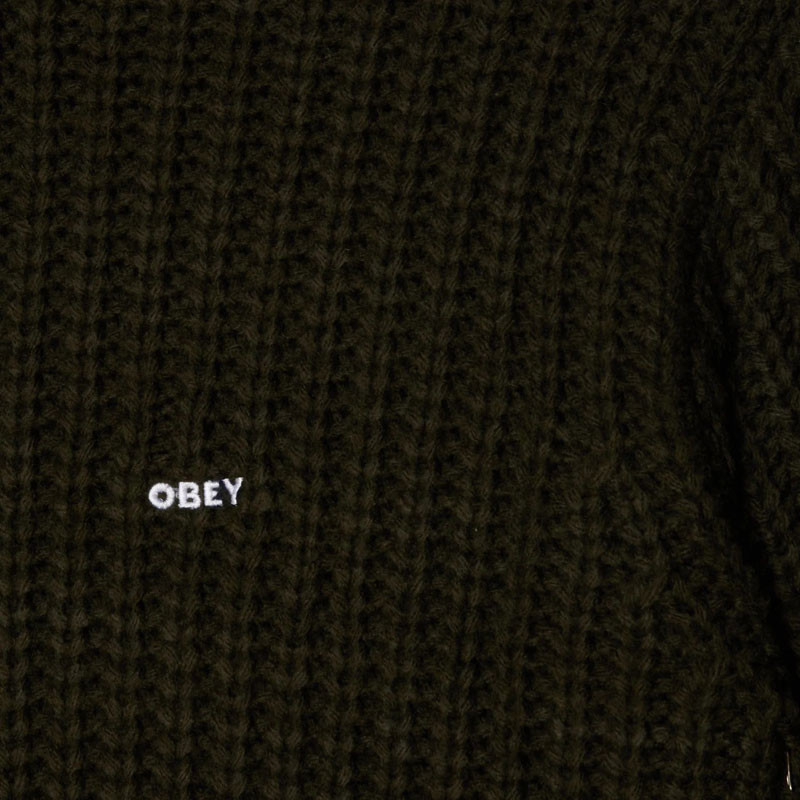 Jersey Obey: Obey Bold Chunky Sweater (Rosin)
