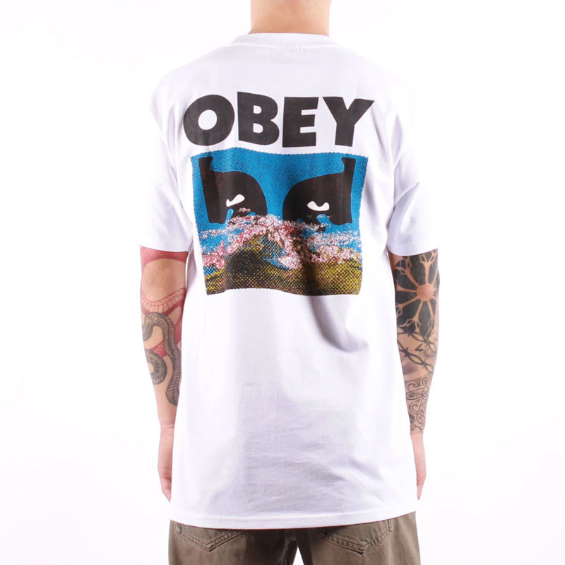 Camiseta Obey: Obey In A Different Place (White)