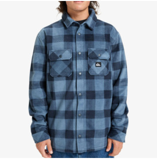 Chaqueta Quiksilver: Bering Strait Check Shirt (China Blue)