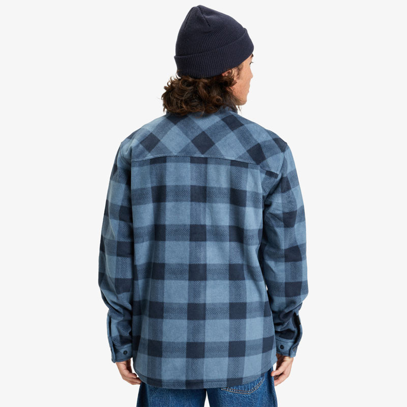Chaqueta Quiksilver: Bering Strait Check Shirt (China Blue)