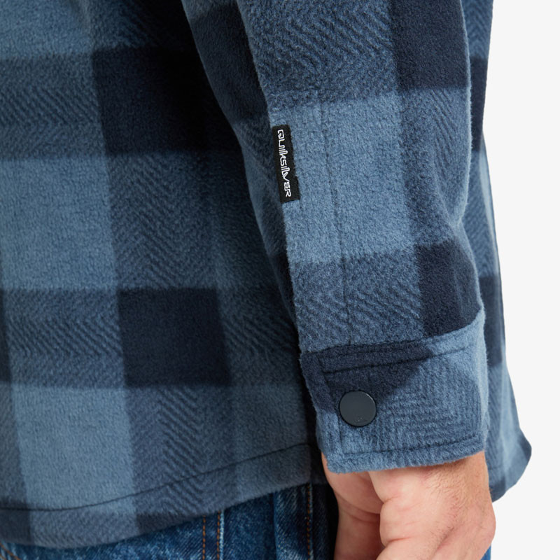 Chaqueta Quiksilver: Bering Strait Check Shirt (China Blue)