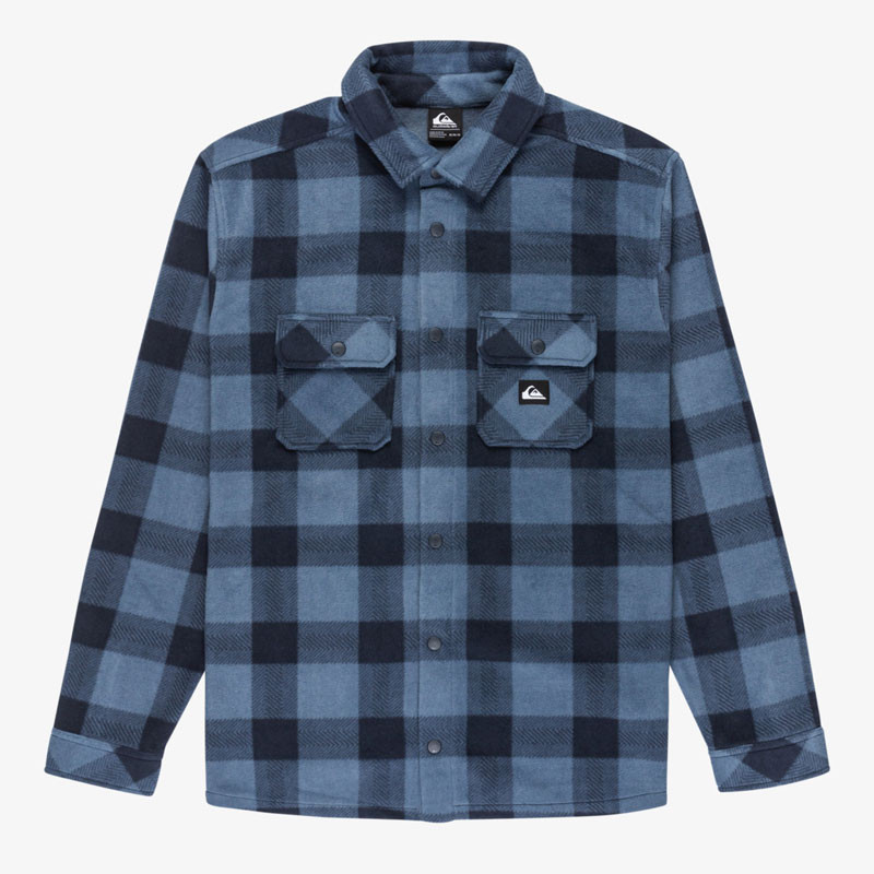 Chaqueta Quiksilver: Bering Strait Check Shirt (China Blue)