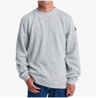 Sudadera Quiksilver: Keller Crew (Light Grey Heather)