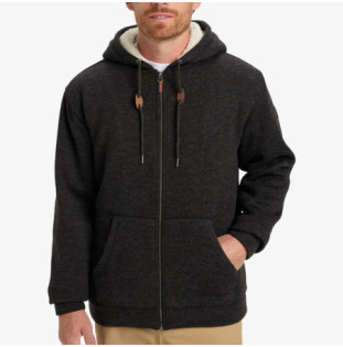 Chaqueta Quiksilver: Keller Sherpa (Black Heather)