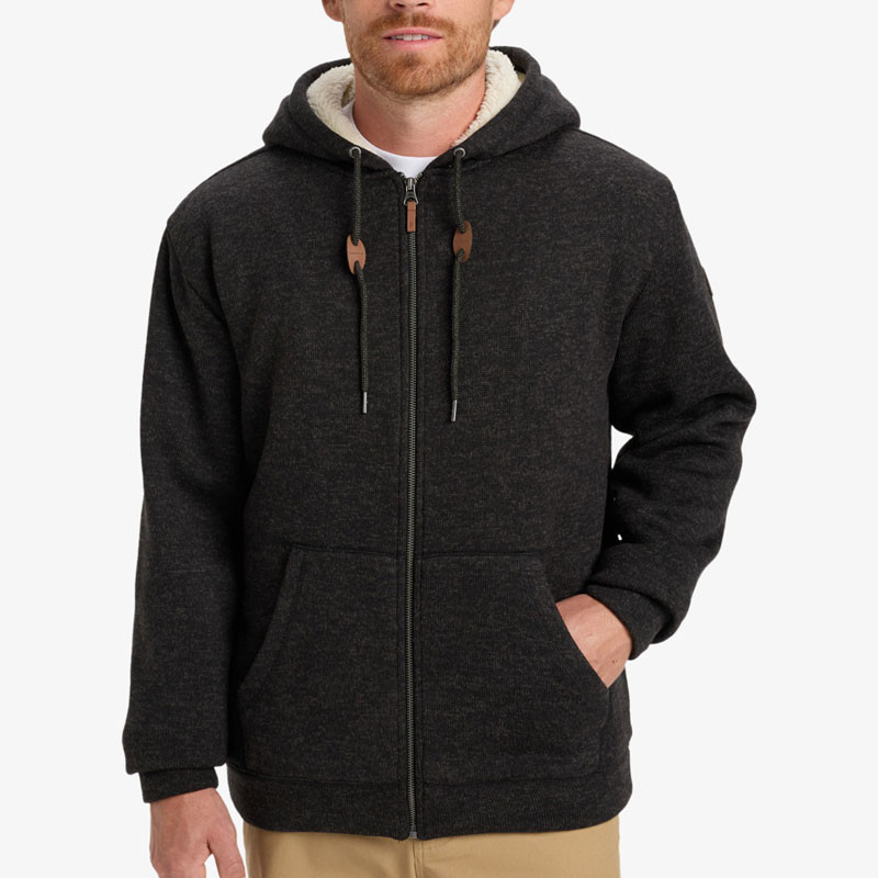 Chaqueta Quiksilver: Keller Sherpa (Black Heather)