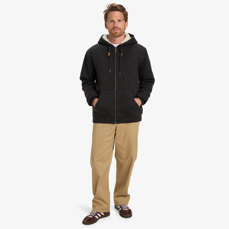 Chaqueta Quiksilver: Keller Sherpa (Black Heather)
