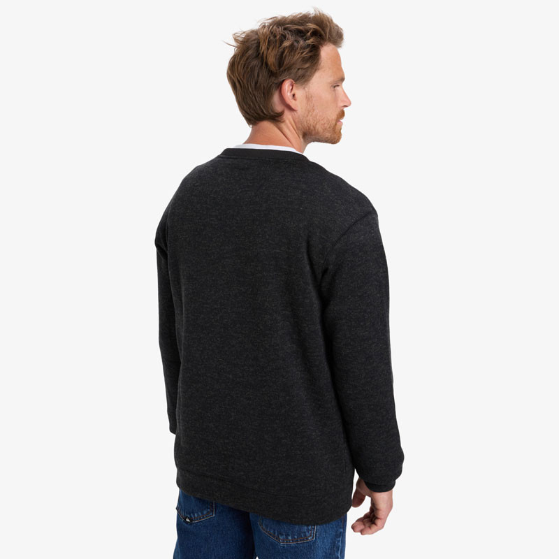 Sudadera Quiksilver: Keller Crew (Black Heather)