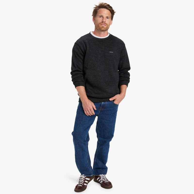 Sudadera Quiksilver: Keller Crew (Black Heather)