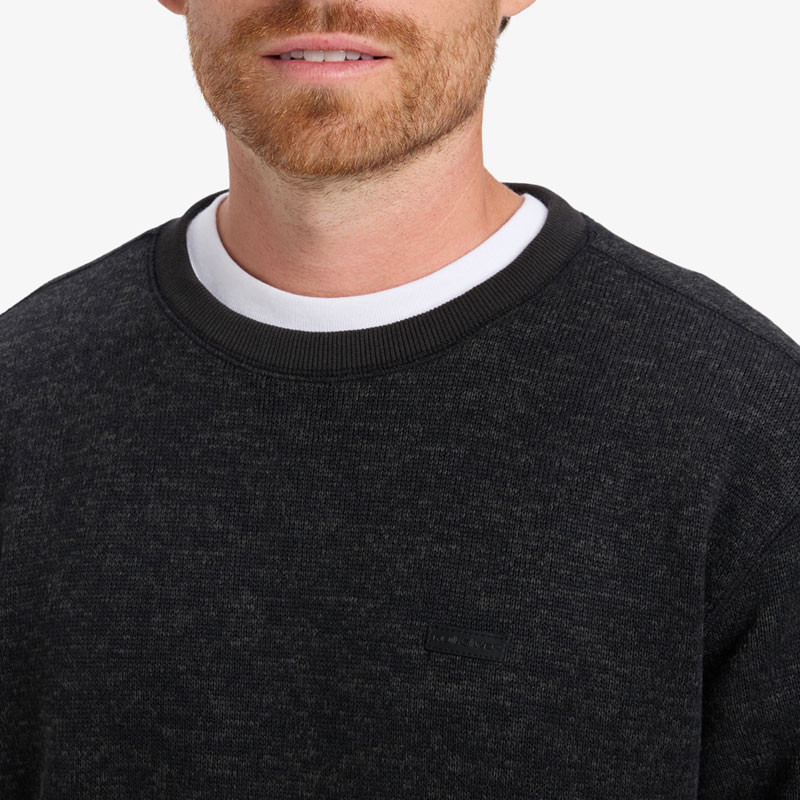 Sudadera Quiksilver: Keller Crew (Black Heather)