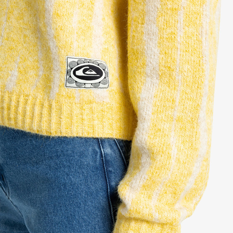 Jersey Quiksilver: Selwyn Sweater (Rattan Sand Strokes)