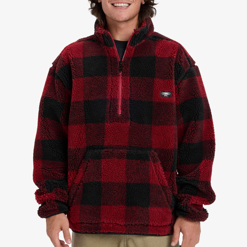 Chaqueta Quiksilver: Mercury Woodlan (Biking Red Plaid)