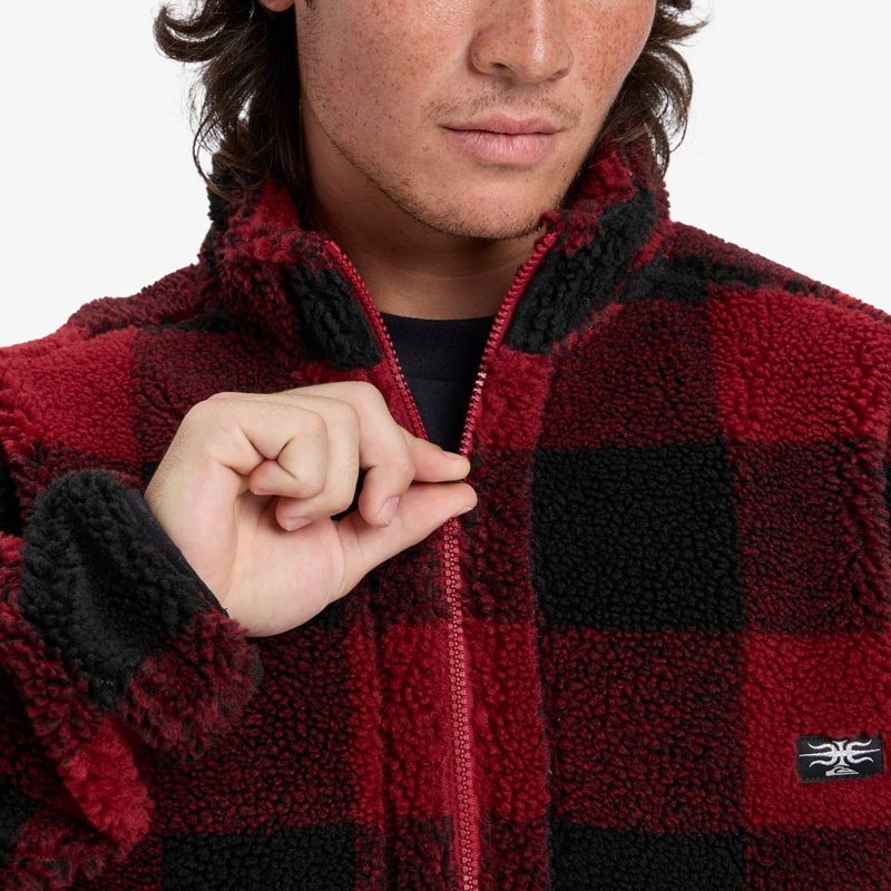 Chaqueta Quiksilver: Mercury Woodlan (Biking Red Plaid)