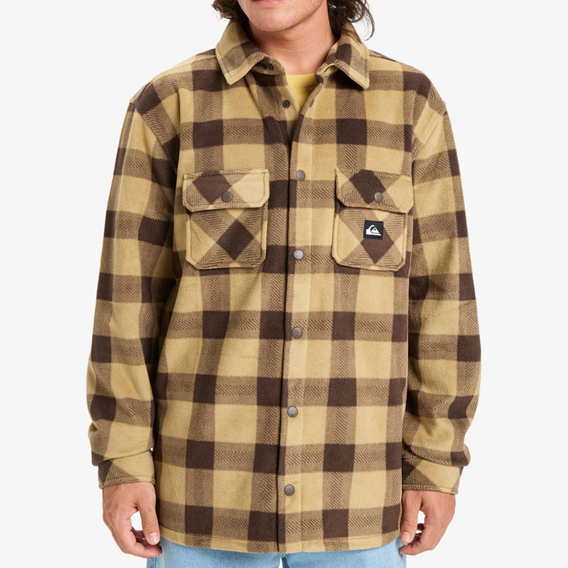 Chaqueta Quiksilver: Bering Strait Check Shirt (Sponge)
