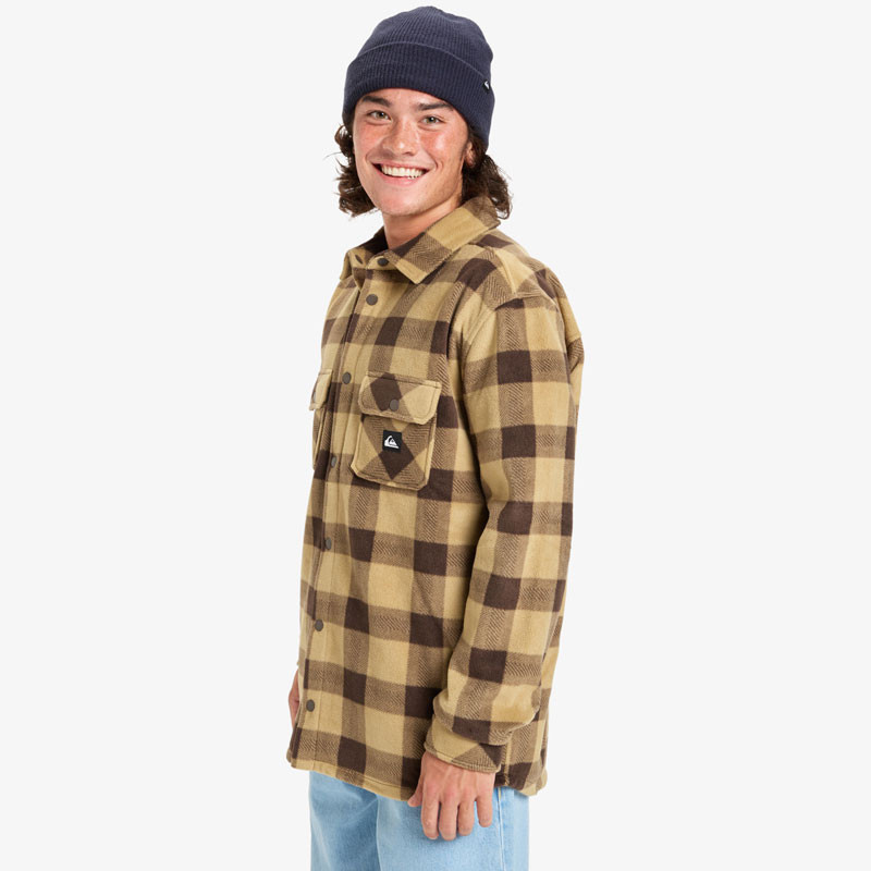 Chaqueta Quiksilver: Bering Strait Check Shirt (Sponge)