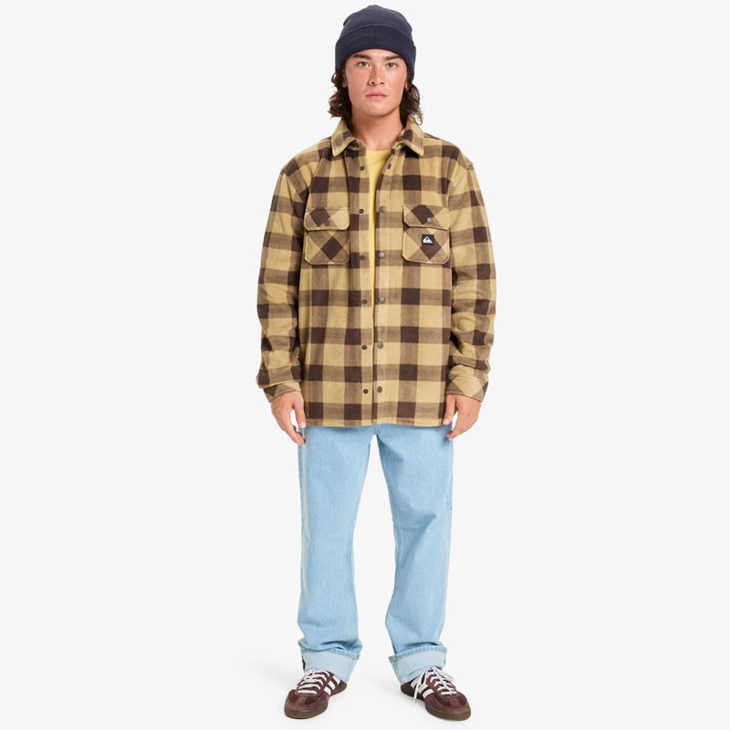 Chaqueta Quiksilver: Bering Strait Check Shirt (Sponge)