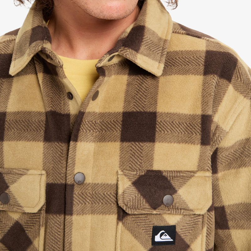 Chaqueta Quiksilver: Bering Strait Check Shirt (Sponge)