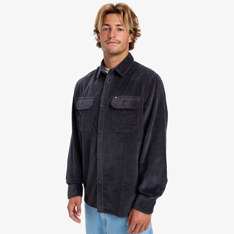 Camisa Quiksilver: Venture Cord (Indian Ink)