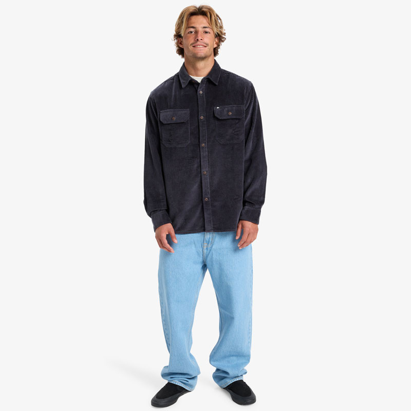 Camisa Quiksilver: Venture Cord (Indian Ink)