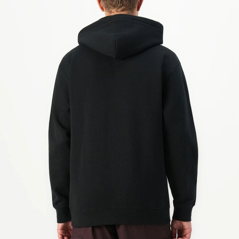 Sudadera HUF: All Caps FZ Hoodie (Black)