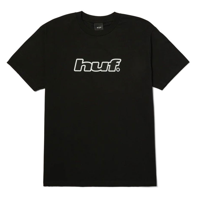 Camiseta HUF: H Dot SS Tee (Black)