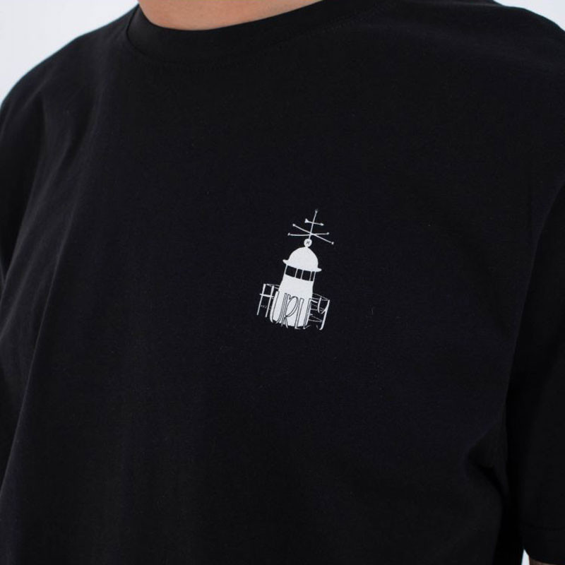 Camiseta Hurley: Nazare Sqns Tee (Black)