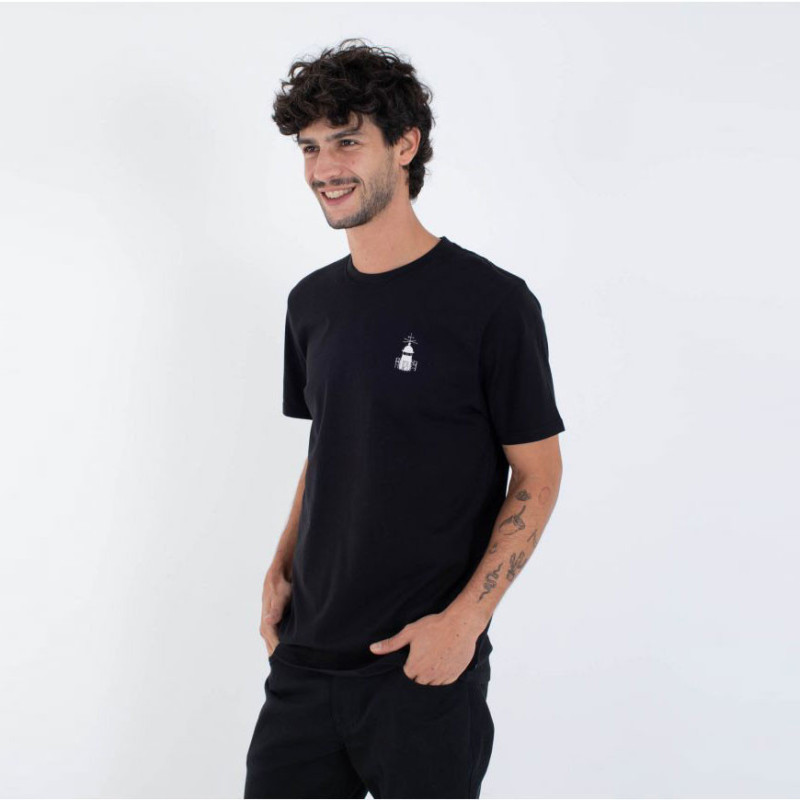 Camiseta Hurley: Nazare Sqns Tee (Black)