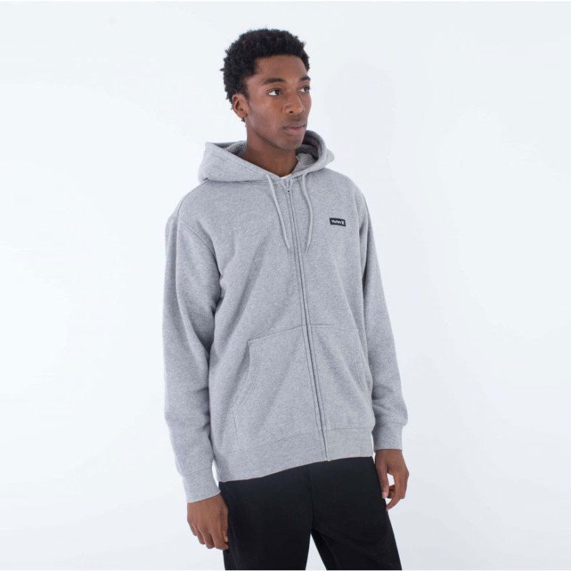 Chaqueta Hurley: Alps 20 Zip Hood (Heather Grey)
