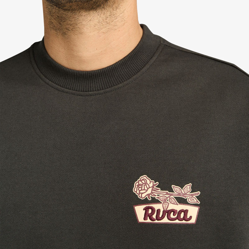 Sudadera RVCA: Rose Sign C (Pirate Black)