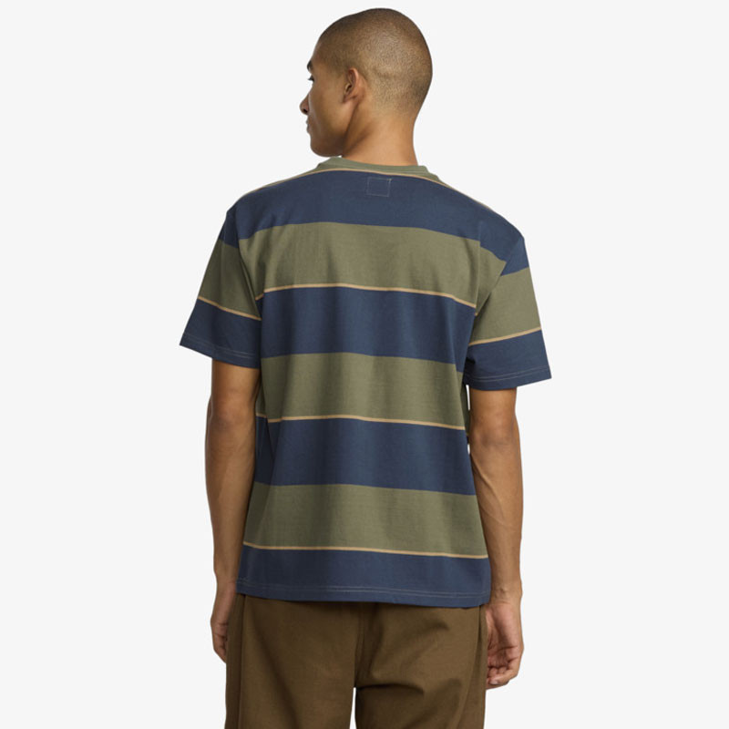 Camiseta RVCA: Dayshift Stripe (Moody Blue)