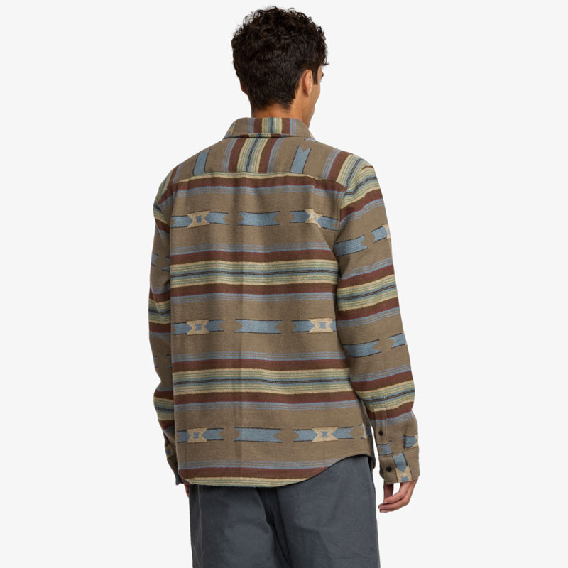 Camisa RVCA: Dayshift Blanket (Mushroom)