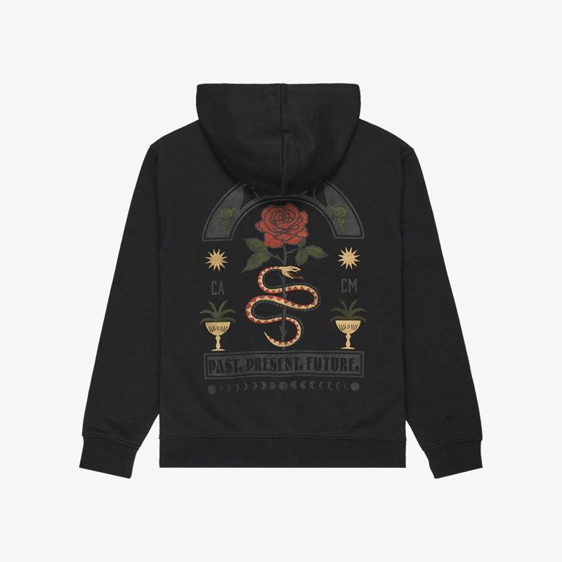 Sudadera RVCA: Roses Poster Hood (Black)