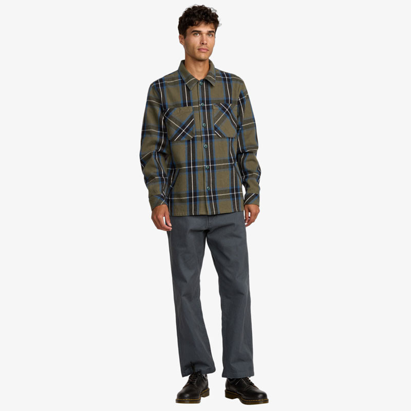 Chaqueta RVCA: Flight Risk (Hunter Green)