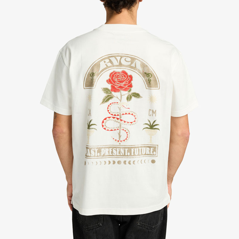 Camiseta RVCA: Roses Poster (Salt)
