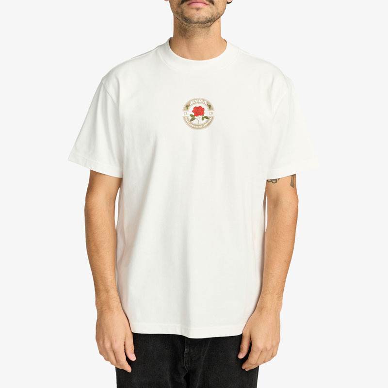 Camiseta RVCA: Roses Poster (Salt)