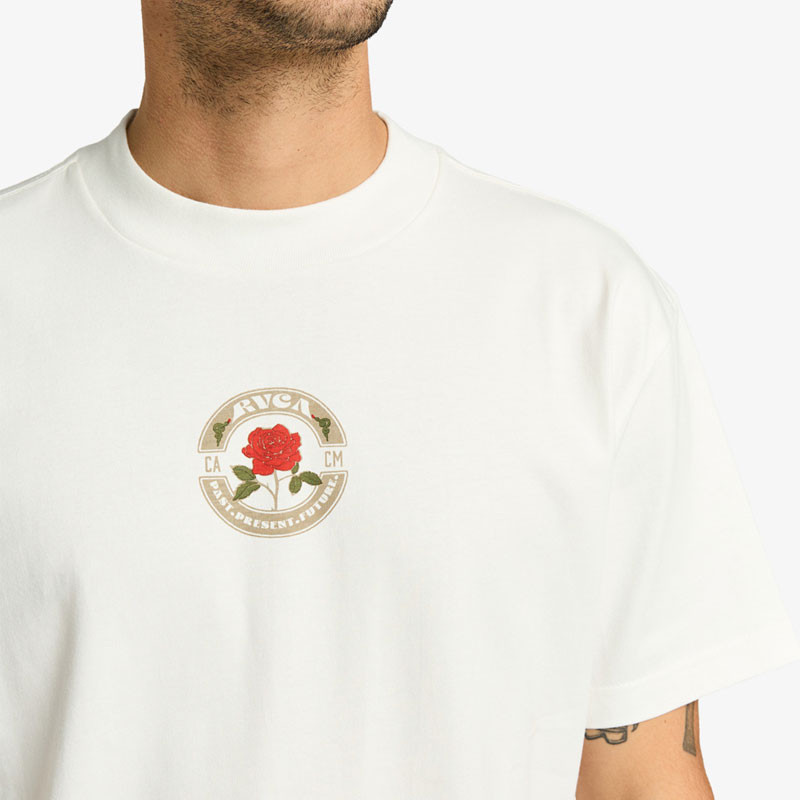 Camiseta RVCA: Roses Poster (Salt)