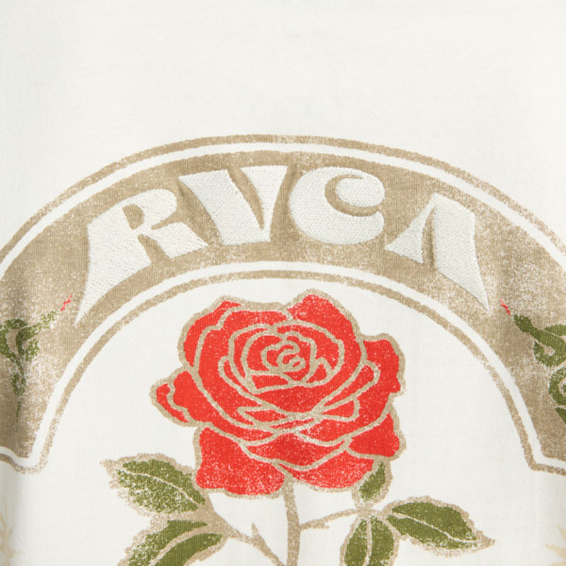 Camiseta RVCA: Roses Poster (Salt)