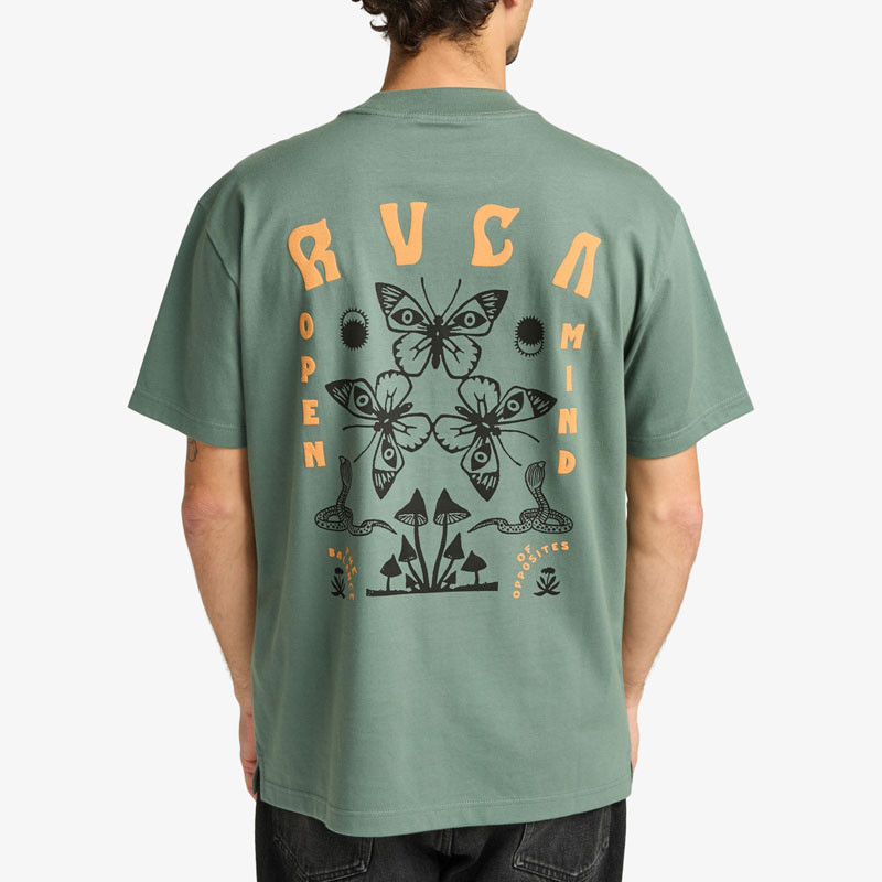 Camiseta RVCA: Butterfly Poster (Balsam Green)