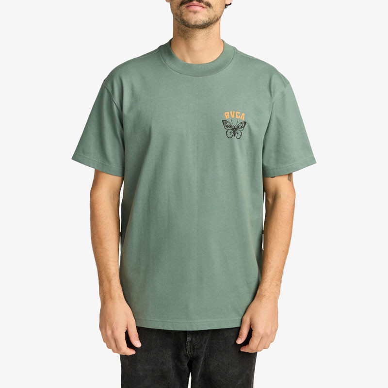 Camiseta RVCA: Butterfly Poster (Balsam Green)