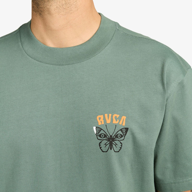 Camiseta RVCA: Butterfly Poster (Balsam Green)